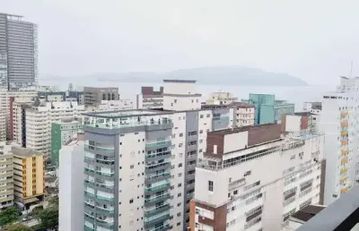Apartamento de 2 dormitórios à venda no allure barão com vista mar, lazer completo - josé menino, santos/sp