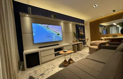 Venda | apartamento alto padrão 2 suítes | alpha embaré | 2 vagas | santos