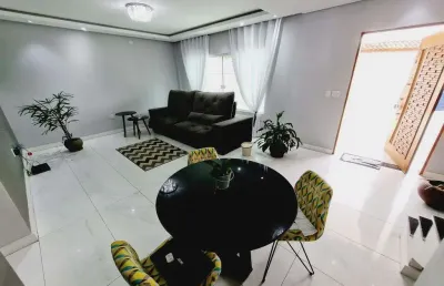 Casa triplex - 4 dormitórios com churrasqueira - são vicente