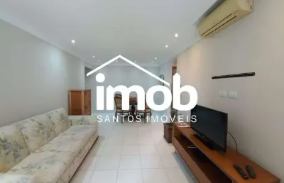 Apartamento com 2 dormitórios no gonzaga em santos/sp