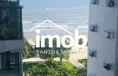 Locação - apartamento 3 dormitórios mobiliado - boqueirão - santos