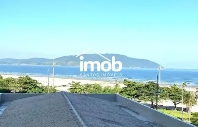 Apartamento vista mar com 2 dormitórios no josé menino - santos, sp
