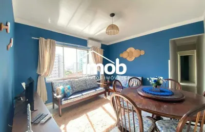 Apartamento com 2 dormitórios no campo grande em santos/sp