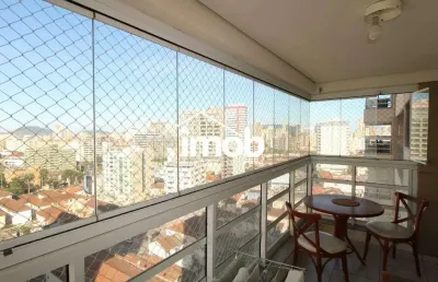 Apartamento 96 m² com 3 dorms a venda na vila belmiro em santos