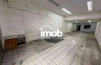 Loja comercial térrea para alugar, 400 m² por r$ 10.000,00 - vila belmiro, santos/sp