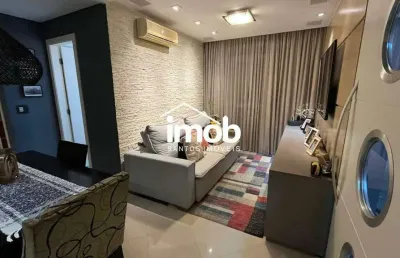 Apartamento com 2 dormitórios no gonzaga em santos/sp