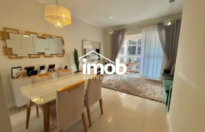 Comprar apartamento no gonzaga – santos/sp | 95 m² úteis | 3 dormitórios | 2 vagas | lazer completo