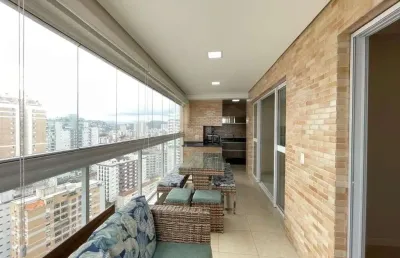 Apartamento com 3 dormitórios à venda, 110 m² por r$ 1.690.000,00 - gonzaga - santos/sp