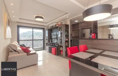 Apartamento para venda - 66m², 2 dormitórios, sendo 1 suites, 2 vagas - jardim b