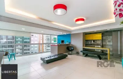 Apto 03 dorm. suíte ,lareira, sacada c/ churrasqueira, 02 vagas .prédio com toda
