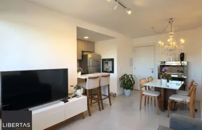 Apartamento mobiliado 2 dormitórios transformado em 1 dormitório, junto ao menin