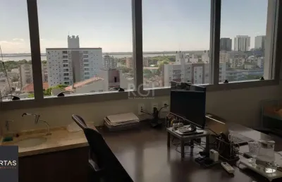 Sala comercial com vista para o guaíba no getúlio vargas prime office.
