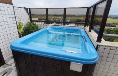Cobertura para venda - 140.15m², 2 dormitórios, sendo 1 suites, 4 vagas - jardim