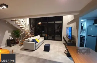 Excelente apartamento duplex de 74m² com 01 suíte e 2 vagas.