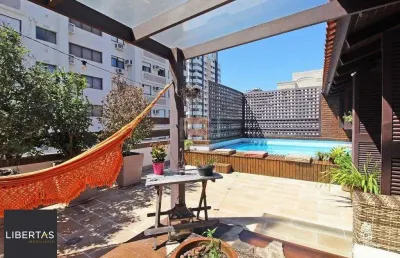 Cobertura para venda - 230m², 3 dormitórios, sendo 2 suites, 2 vagas - auxiliado