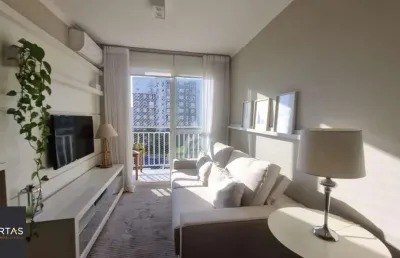 Lindo 2 dormitórios (1 suíte), churrasqueira, sacada e  1 vaga. infra completa