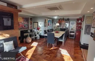Cobertura para venda - 153.93m², 3 dormitórios, sendo 1 suites, 1 vaga - tristez