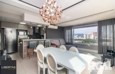 Apartamento semimobiliado com 3 dormitórios e 2 vagas em condomínio completo