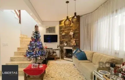 Casa em condomínio na zona sul, 3 quartos, suíte, lareira, churrasqueira, 2 vaga