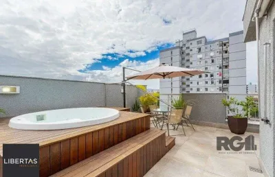 Cobertura para venda - 191.89m², 3 dormitórios, sendo 1 suites, 1 vaga - centro