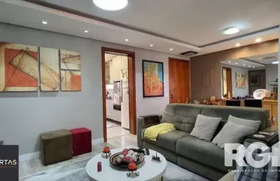 Apartamento mobiliado com 3 quartos e 2 vagas no jardim planalto – 125m²
