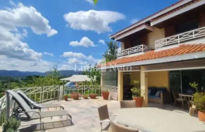 Casa com 500m², 6 dormitórios, escritório, piscina aquecida, new parque tênis, itupeva/sp