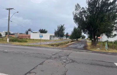 Terreno á venda com 384 m² , na rua cação  , jardim beira mar - capão da canoas