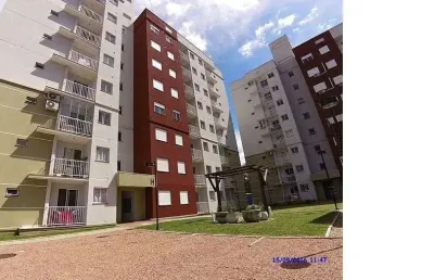 Apartamento 2 dormitórios c sacada fechada e vaga coberta - fatima - canoas