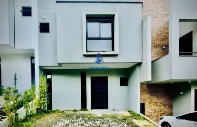 Sobrado em condomínio fechado em santa cândida - sobrado tríplex novo com 4 quartos, suíte, terraço gourmet e 2 vagas no santa cândida – condomínio fechado em curitiba