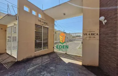 Casa com 2 quartos, 2 banheiros, garagem para 2 carros descoberta, à venda ou locação no condomínio villa rica – éden, sorocaba/sp