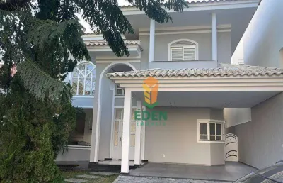 Casa de alto padrão com 4 suítes, sendo 1 master, 5 banheiros, garagem para 4 carros, à venda no condomínio residencial tivoli park, sorocaba/sp