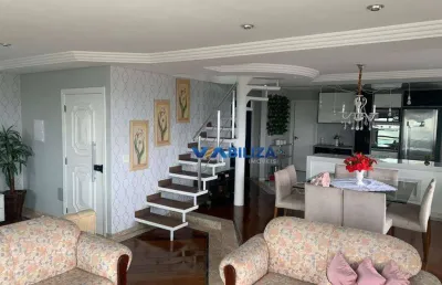 Cobertura com 4 dormitórios à venda, 500 m² por r$ 1.750.000,00 - parque renato maia - guarulhos/sp