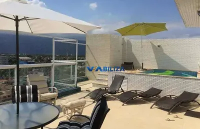 Cobertura à venda, 198 m² por r$ 1.650.000,00 - centro - bertioga/sp