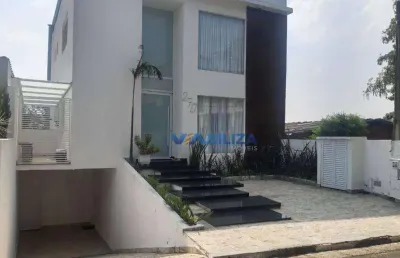 Sobrado com 4 dormitórios, 380 m² - venda por r$ 2.200.000,00 ou aluguel por r$ 16.100,00/mês - arujázinho iv - arujá/sp