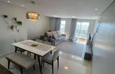Apartamento com 3 dormitórios à venda, 83 m² por r$ 679.000,00 - jardim flor da montanha - guarulhos/sp