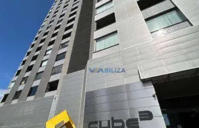 Sala comercial 37 metros - cube office - andar alto - r$399.000