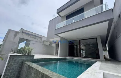 Casa com 4 dormitórios à venda, 300 m² por r$ 3.490.000,00 - residencial real park - arujá/sp