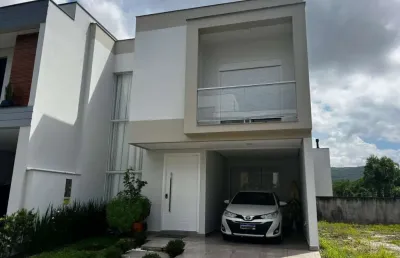 Casa em condomínio fechado com 3 quartos à venda em deltaville, biguaçu  por r$ 1.080.000