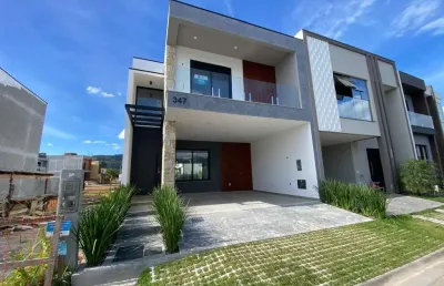 Casa em condomínio fechado com 3 quartos à venda em deltaville, biguaçu  por r$ 1.295.000