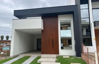 Casa em condomínio fechado com 3 quartos à venda em deltaville, biguaçu  por r$ 750.000