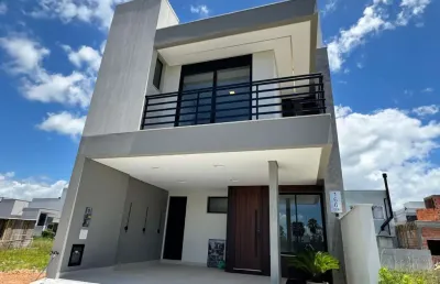 Casa em condomínio fechado com 3 quartos à venda em deltaville, biguaçu  por r$ 1.190.000