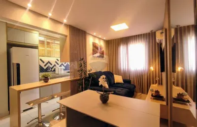 Apartamento de 2 dormitórios moderno e bem localizado – 54,28m² – 3º andar