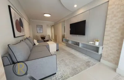 Apartamento mobiliado na av. brasil no coração de bc