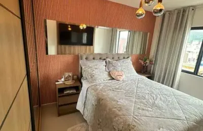 Apartamento novo, semi-mobiliado com 2 dormitórios a 3min do centro de camboriú