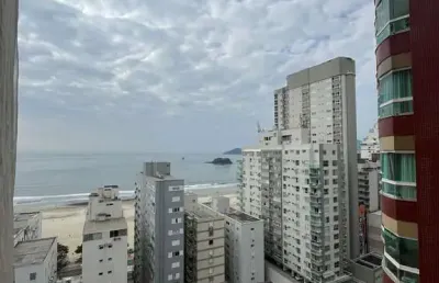 Apartamento com vista-mar com 1 suíte + 1 dormitório no centro