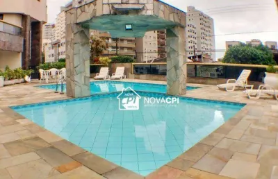Apartamento com 3 dormitórios à venda aviação - praia grande/sp
