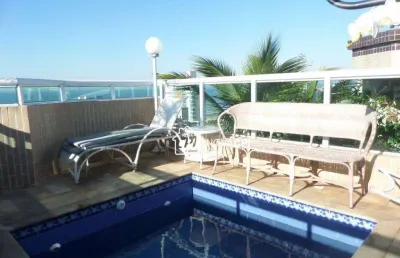 Cobertura à venda, 240 m² por r$ 2.500.000,00 - vila guilhermina - praia grande/sp