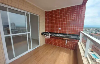 Apartamento com 2 quartos para  venda na aviação praia grande/sp