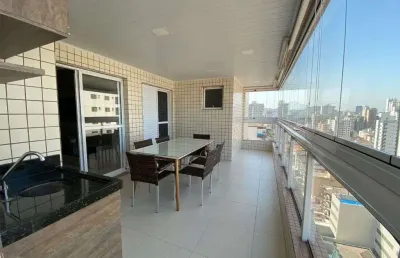 Apartamento à venda, 158 m² por r$ 1.350.000,00 - vila guilhermina - praia grande/sp