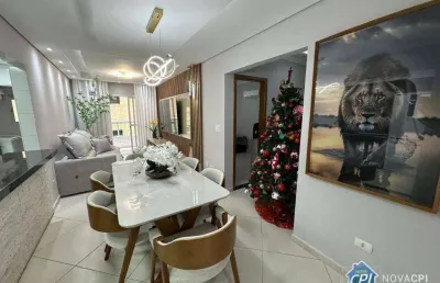 Apartamento com 2 quartos canto do forte na praia grande/sp